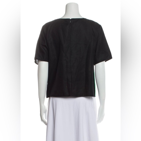 Tibi Printed Bateau Neckline T-Shirt Size: XL US 12 - Picture 3 of 3